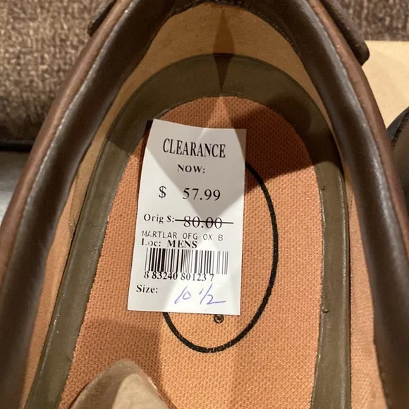 Timberland Men’s “Martlar” Oxford Leather Shoe Sz. 10.5 NIB - Picture 7 of 14